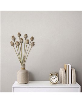 Ref.SP7010 foto de ambiente espiga supreme fondo Topo con Blanco Roto