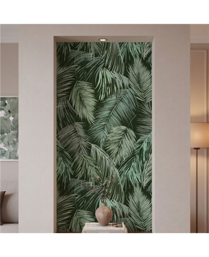 Ref.SP9053 ambiente real de hojas de palmera supreme, en Verde