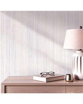 Ref.SP9046 ambiente real de vetas verticales supreme, sobre fondo Beige en tonos Topo
