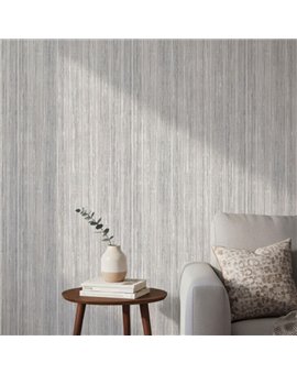 Ref.SP9048 foto de ambiente vetas verticales supreme fondo Gris con Topo, Beige, Blanco Roto y Lila