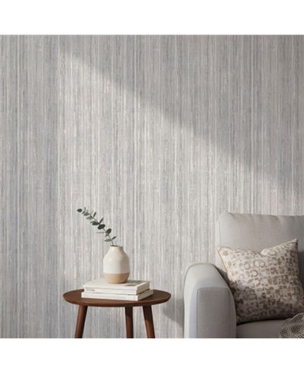 Ref.SP9048 foto de ambiente vetas verticales supreme fondo Gris con Topo, Beige, Blanco Roto y Lila
