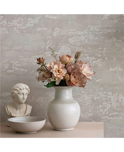 Ref.SP2570 ambiente real de estuco envejecido supreme, sobre fondo Beige en tonos Beige y Nácar