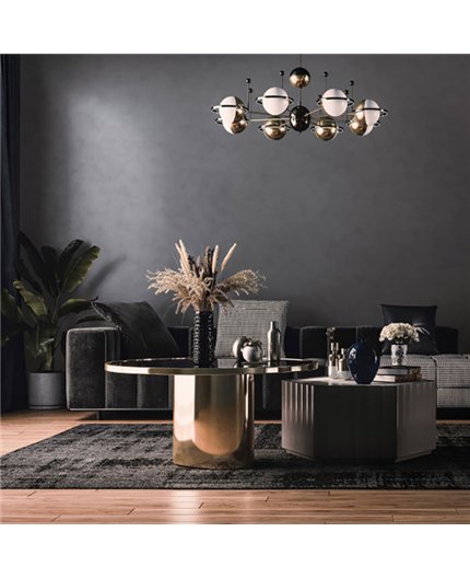 Ref.SP2430 foto de ambiente efecto cemento supreme acabado Gris