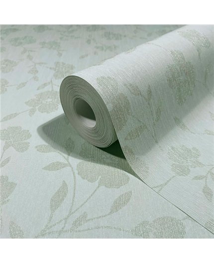 Ref.SP2587 estancia decorada con flores silueta en Verde, supreme