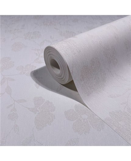 Ref.SP2584 ambiente con supreme flores silueta en tono Marfil