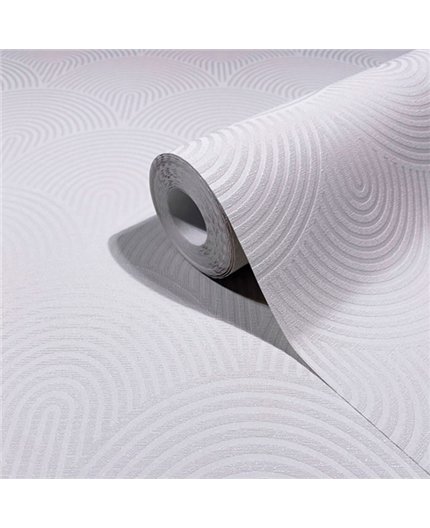 Ref.SP2593 ambiente con supreme arcos concéntricos en tono Blanco Roto