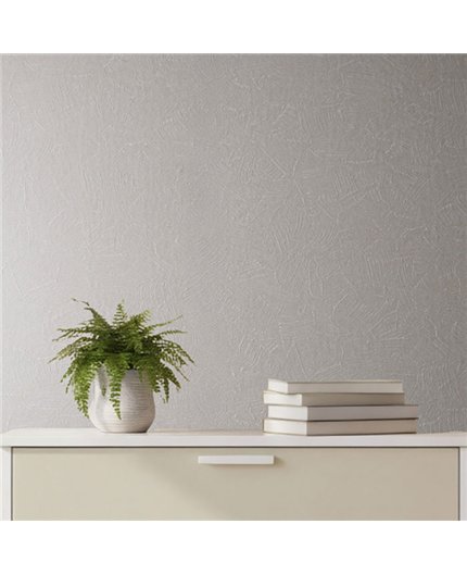 Ref.SP2565 ambiente real de estuco espatulado supreme, en tono Blanco Roto