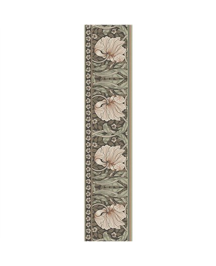 Ref.182110 ambiente real de tulipanes entrelazados hidden treasures, sobre fondo Marrón en tonos Beige, Verde y Topo