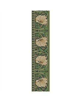 Ref.182108 ambiente real de tulipanes entrelazados hidden treasures, sobre fondo Negro en tonos Verde, Beige y Marrón