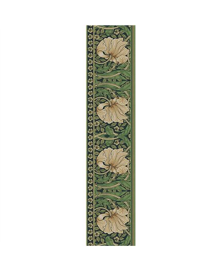 Ref.182108 ambiente real de tulipanes entrelazados hidden treasures, sobre fondo Negro en tonos Verde, Beige y Marrón
