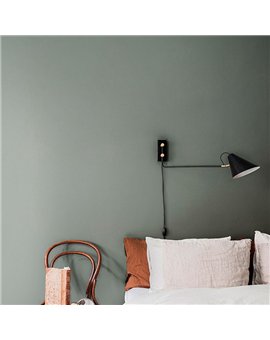 Ref.77002 ambiente real de liso hidden treasures, en Verde