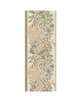 Ref.182105 ambiente con hidden treasures lirios arts & crafts Verde, Marrón, Amarillo y Azul sobre fondo Beige