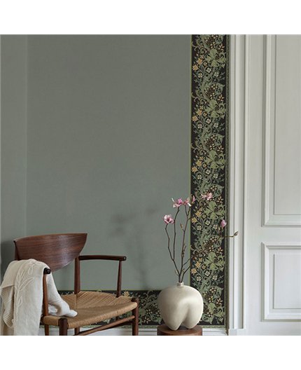 Ref.182107 ambiente con hidden treasures lirios arts & crafts Beige, Marrón y Caldera sobre fondo Verde
