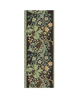 Ref.182107 foto de ambiente lirios arts & crafts hidden treasures fondo Verde con Beige, Marrón y Caldera