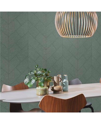 Ref.018-COT ambiente real de espiga grande cotton, acabado Verde