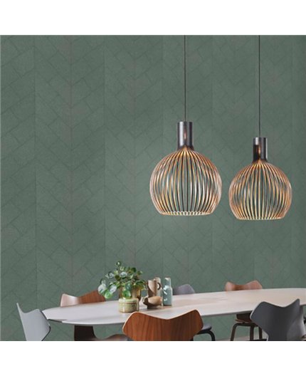 Ref.018-COT estancia decorada con espiga grande en Verde, cotton