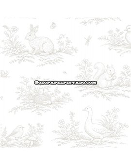 009-ali-papel-pintado-alice-rasch-animales-moderno-tejido-no-tejido-lavable