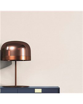 Ref.007-BOO estancia decorada con liso tejido en tono Beige, bamboo