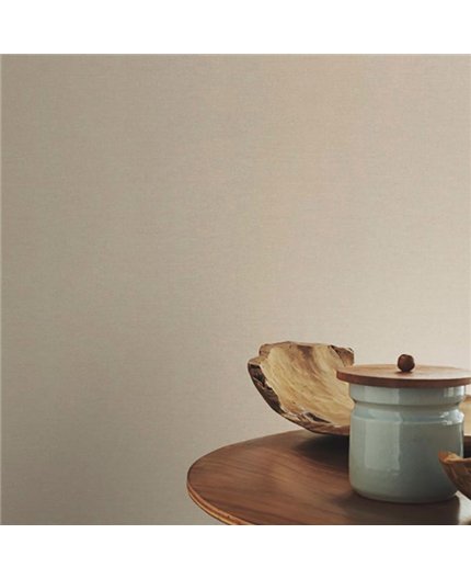 Ref.008-BOO ambiente real de liso tejido bamboo, sobre fondo Verde en tonos Beige