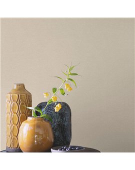 Ref.017-BOO foto de ambiente liso tejido bamboo fondo Verde con Beige