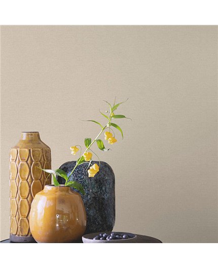 Ref.017-BOO foto de ambiente liso tejido bamboo fondo Verde con Beige