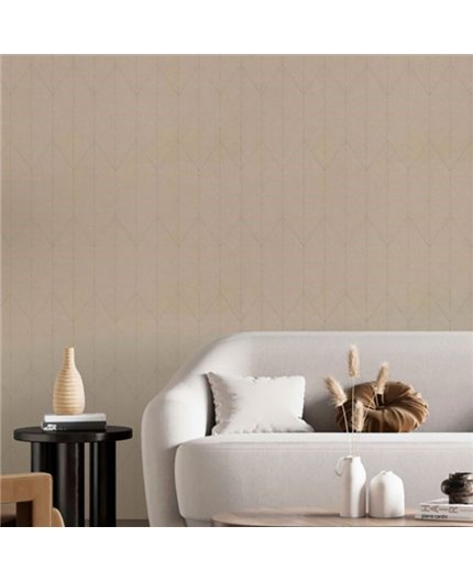 Ref.022-BOO ambiente real de espiga lineal bamboo, sobre fondo Beige en tonos Marrón