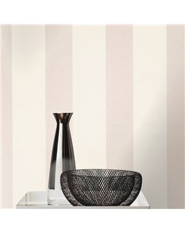 Ref.035-BOO ambiente real de rayas bamboo, sobre fondo Beige en tonos Blanco Roto