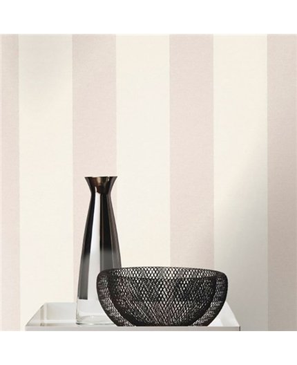 Ref.035-BOO ambiente real de rayas bamboo, sobre fondo Beige en tonos Blanco Roto