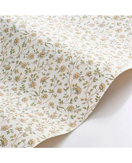 Ref.FAMI-202694724 ambiente con maison de famille florecillas trepadoras Beige, Verde, Amarillo y Negro y fondo Blanco Roto