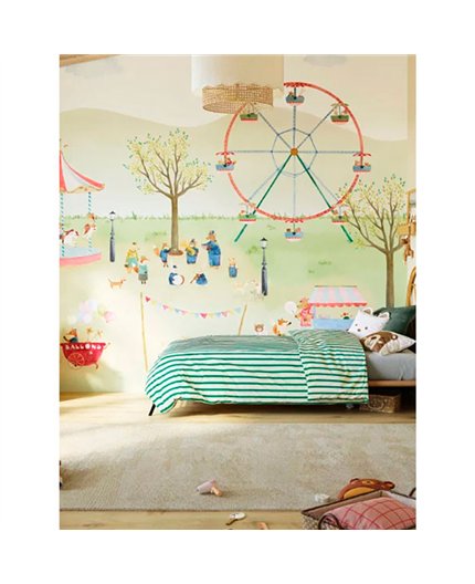 Ref.OUTT202997207NW foto de ambiente mural feria once upon a time 3 en Multicolor