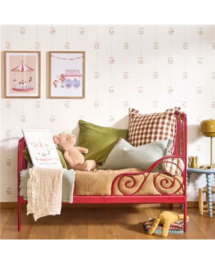 Ref.OUTT202831919 ambiente real con barquillas de feria sobre fondo Blanco en tonos Beige, Gris, Marrón y Naranja