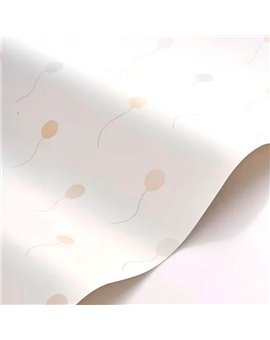 Ref.OUTT202841221 ambiente real de globos once upon a time 3, sobre fondo Blanco en tonos Beige y Gris