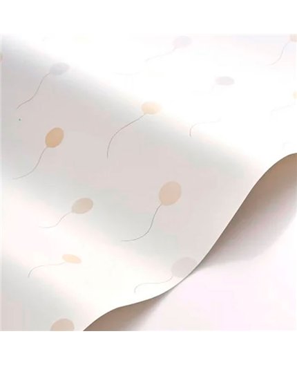Ref.OUTT202841221 ambiente real de globos once upon a time 3, sobre fondo Blanco en tonos Beige y Gris