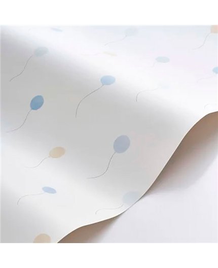 Ref.OUTT202846226 foto de ambiente globos once upon a time 3 fondo Blanco con Beige, Azul y Gris