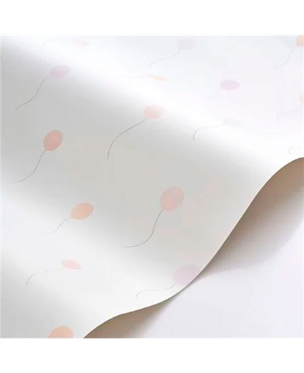 Ref.OUTT202844500 foto de ambiente globos once upon a time 3 fondo Blanco con Rosa, Salmón, Lila, Beige y Gris