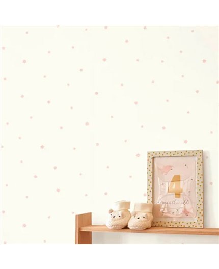 Ref.OUTT202934242 ambiente con once upon a time 3 estrellas Rosa sobre fondo Blanco