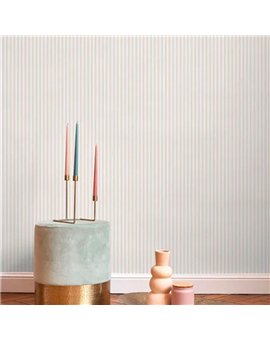 Ref.OUTT29881010 estancia decorada con rayas Beige y fondo Blanco, once upon a time 3