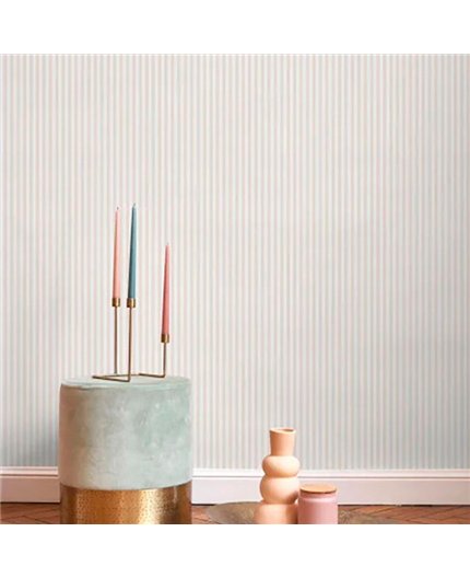 Ref.OUTT29881010 estancia decorada con rayas Beige y fondo Blanco, once upon a time 3