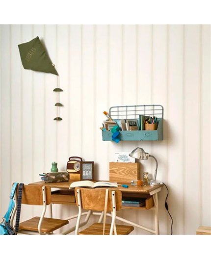 Ref.OUTT202959119 estancia decorada con rayas pespunte Beige y fondo Blanco, once upon a time 3