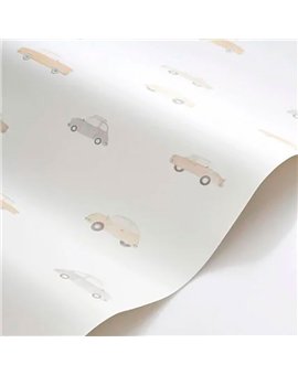 Ref.OUTT202881313 foto de ambiente coches antiguos once upon a time 3 fondo Blanco con Gris, Beige y Ocre