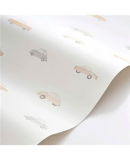 Ref.OUTT202881313 foto de ambiente coches antiguos once upon a time 3 fondo Blanco con Gris, Beige y Ocre