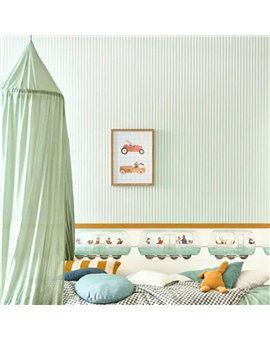 Ref.OUTT202987171 foto de ambiente tren de animales once upon a time 3 fondo Blanco con Multicolor