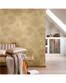 Ref.CANP202651441 estancia decorada con palmeras acabado Ocre, canopee