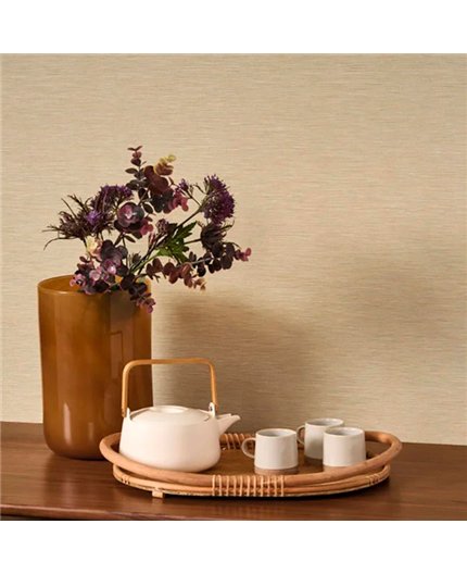 Ref.CANP201301515 ambiente con canopee liso efecto seda acabado Ocre