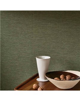 Ref.CANP201307997 ambiente con canopee liso efecto seda en Verde