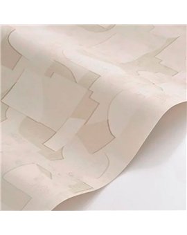 Ref.BATE202761164 foto de ambiente collage formas basalte fondo Beige con Blanco Roto y Topo