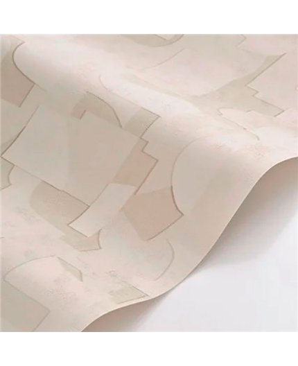 Ref.BATE202761164 foto de ambiente collage formas basalte fondo Beige con Blanco Roto y Topo