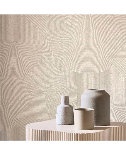 Ref.BATE202789074 estancia decorada con arcos en relieve acabado Topo, basalte