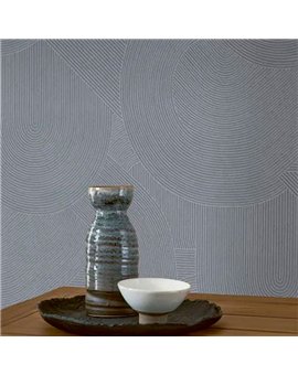 Ref.BATE202786712 estancia decorada con arcos en relieve Topo y fondo Gris, basalte