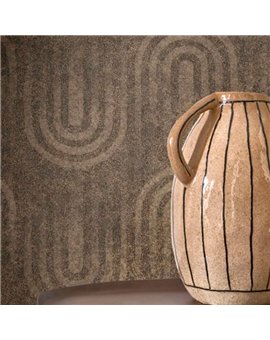 Ref.BATE202809777 ambiente con basalte arcos concéntricos en tono Marrón